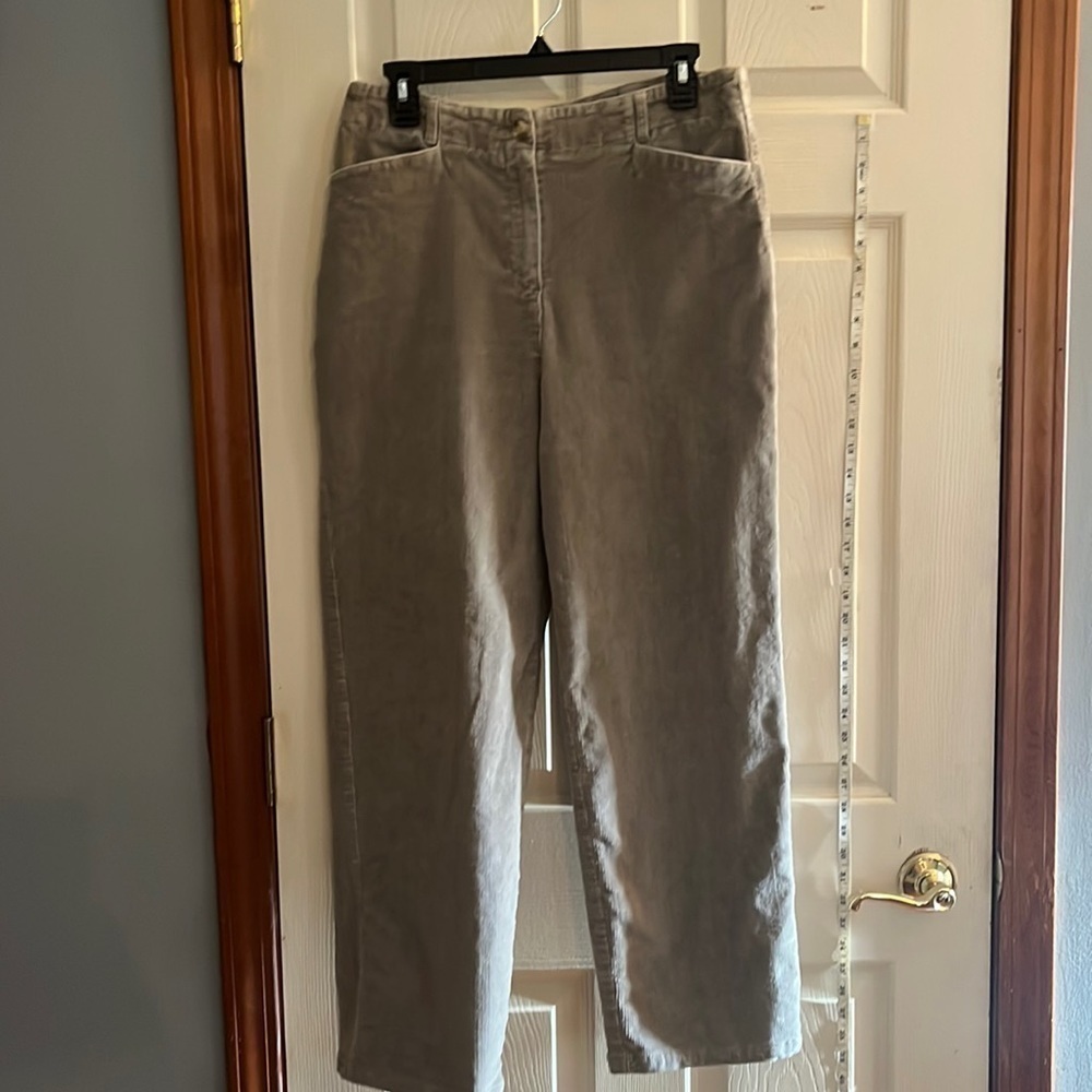 Talbots-looks like size 10-tan corduroy pants.